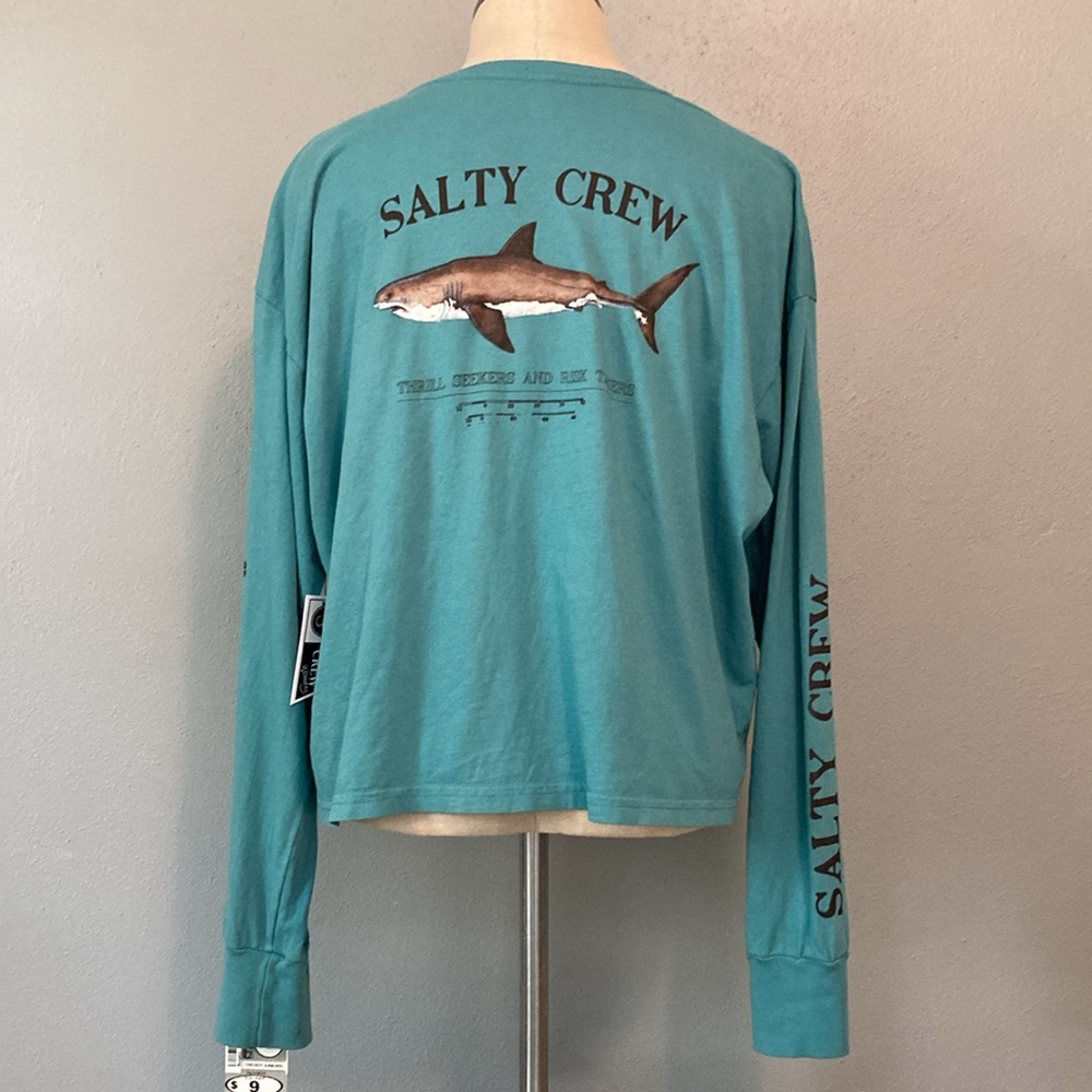 Salty Crew, l/s crop tee, NWT - Picture 4 of 11